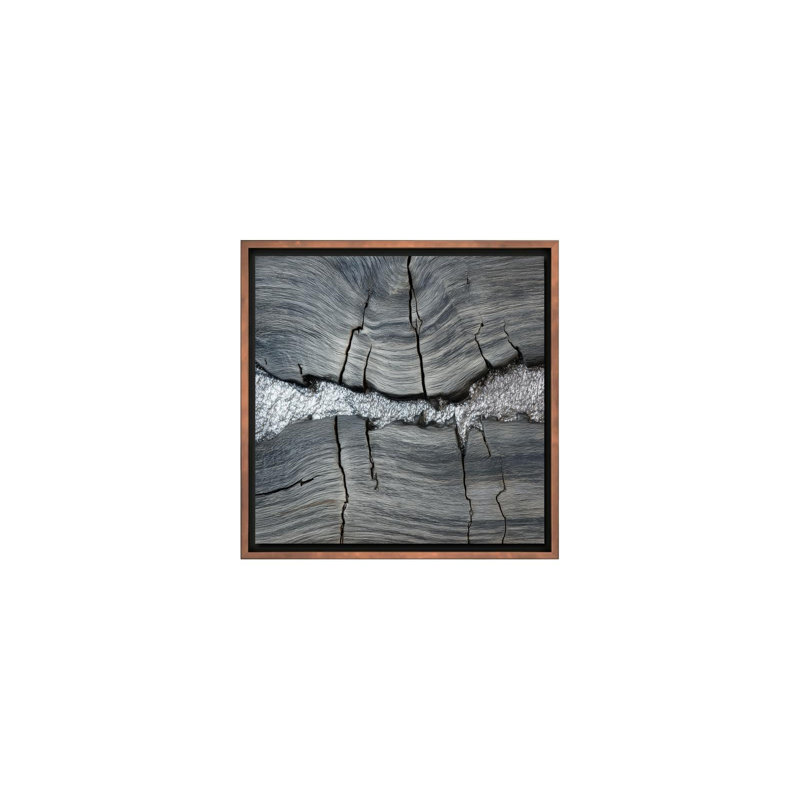 Silver Divide, 20" H x 20" W
