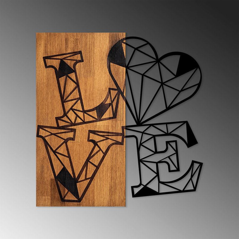Décoration murale en bois