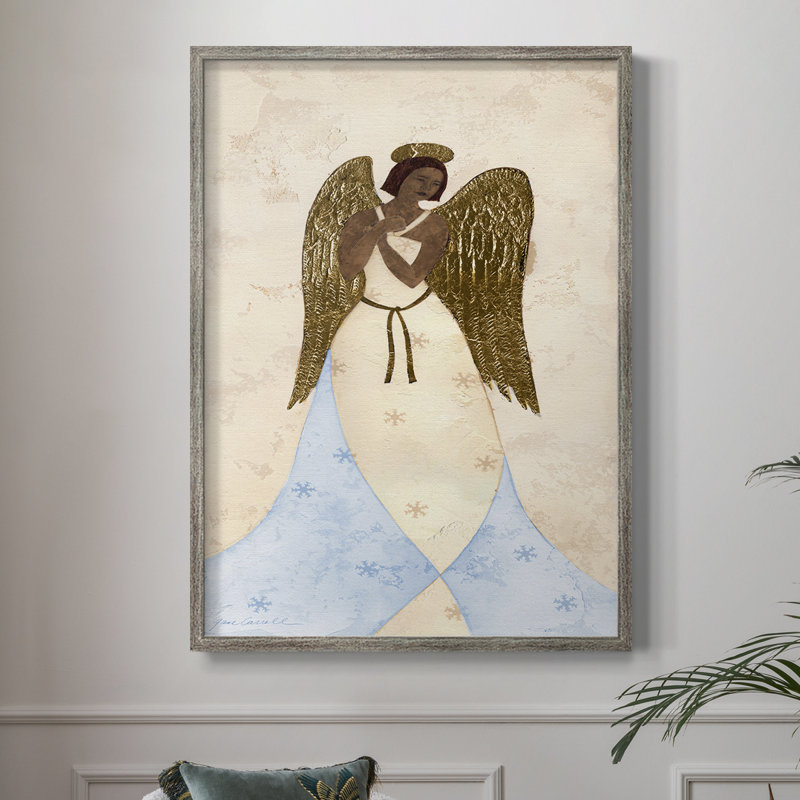 Seraphin III Framed Print - Solid Wood, 11" H x 9" W