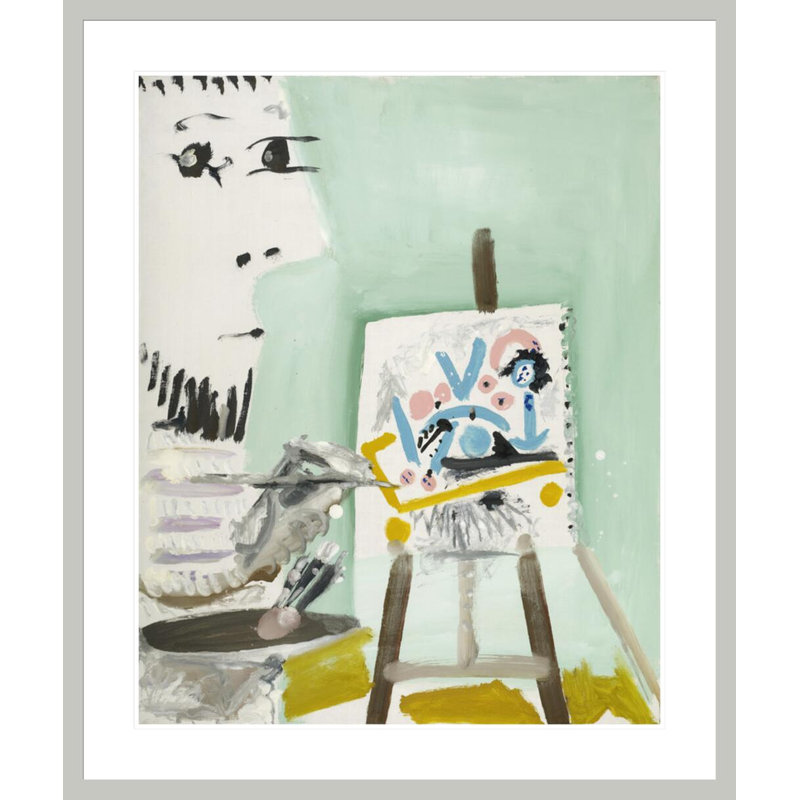 Pablo Picasso - estampe numérique encadrée, 39.85" H x 33.5" W