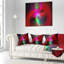 Red Kalal Spiral - coussin imprimé abstrait-30628598-30628601