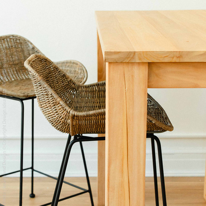Tabouret de bar et de comptoir Galen, Tabouret de comptoir (siège d'une hauteur de 25 p
