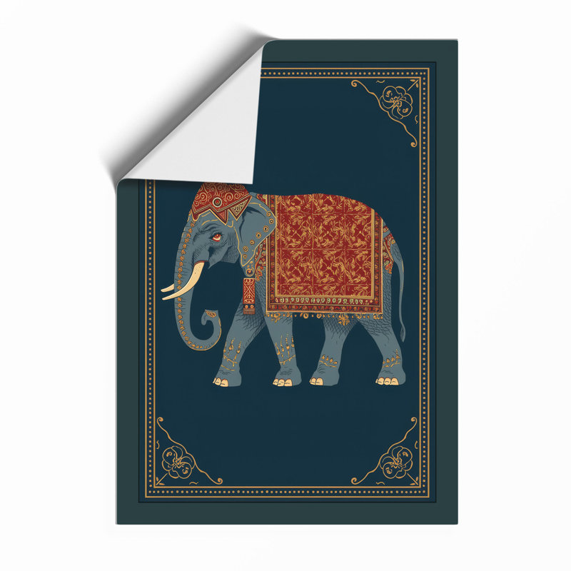 Ceremonial Elephant Eclectic - Framed Print, A1 - 84.1 x 59.4 cm, Unframed