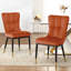 50cm H Tufted Upholstered Metal Upholstered Back Side Chair-471372713-502091317