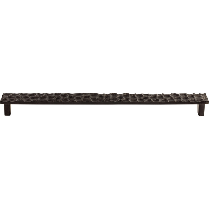 Cobblestone Bar Pull, Coal Black, 12 9/16" Center to Center
