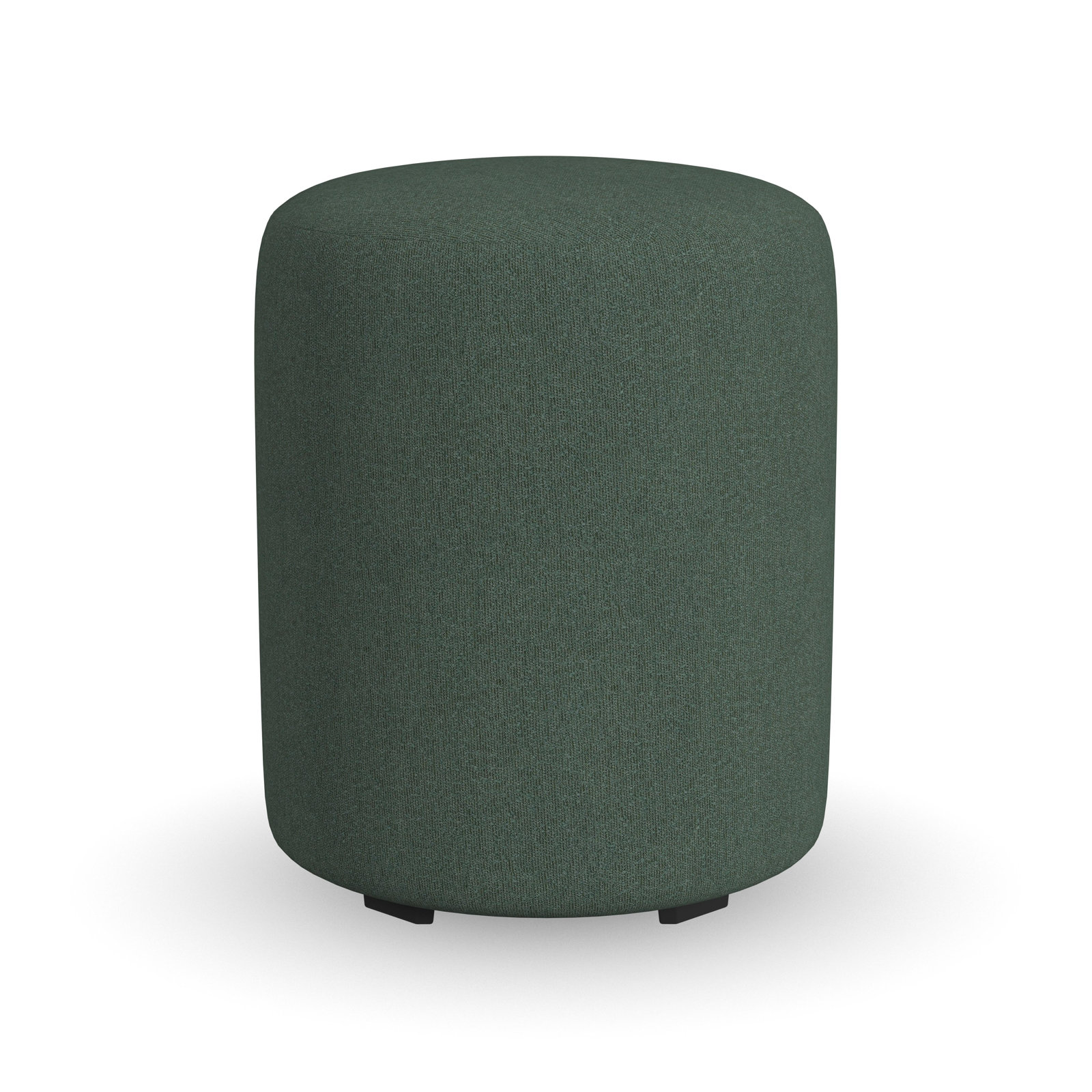 Birchbrook Upholstered Ottoman, Willow Green Boucle