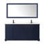 Ensemble de meuble-lavabo double 60 "avec miroir Avery-97812921-97812926