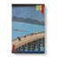 Rain Over The Bridge by Utagawa Hiroshige - Wrapped Canvas-55322494