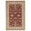 High-Quality Hand-Knotted Red And Beige Area Rug