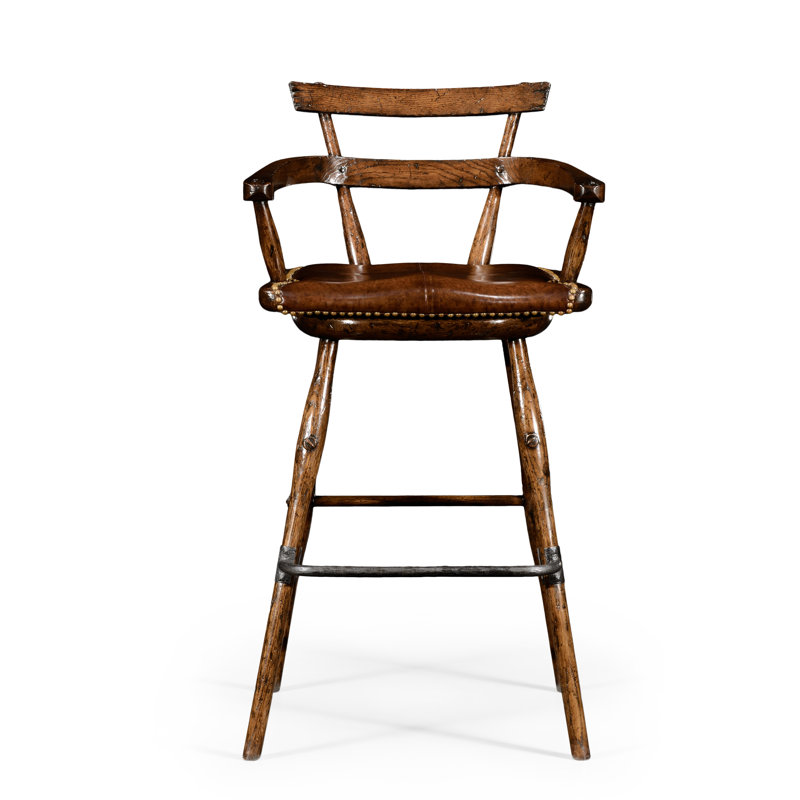 Sherwood Oak 30" Bar Stool, Distressed Oak