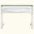High Gloss 2-Drawer Writing Desk
