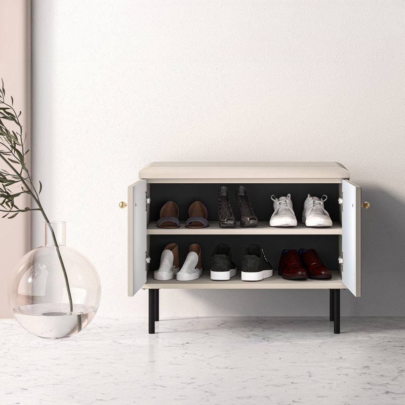 DROMA 6 Pair Shoe Storage Bench
