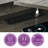 Wade Logan 59'' L-Shaped Adjustable Lift Top Desk with LED Lights & Power Outlets-843217586