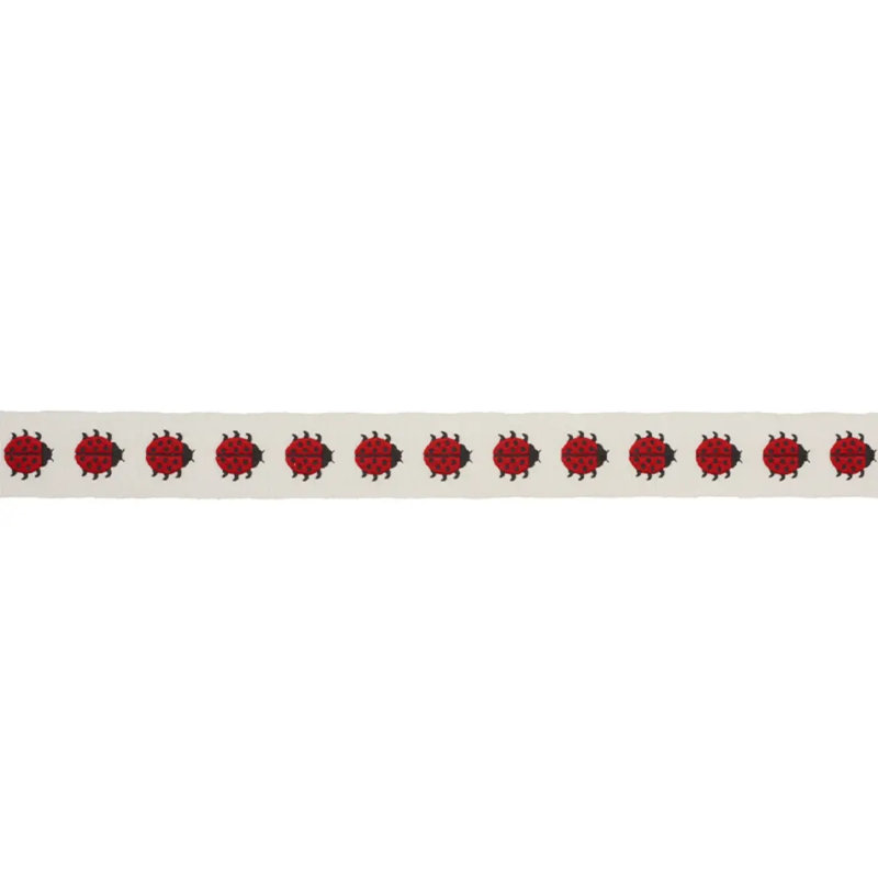 Ladybird Tape, Red/Ivory