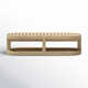 Emory Acaica Wood Coffee Table With Light Teak Finish