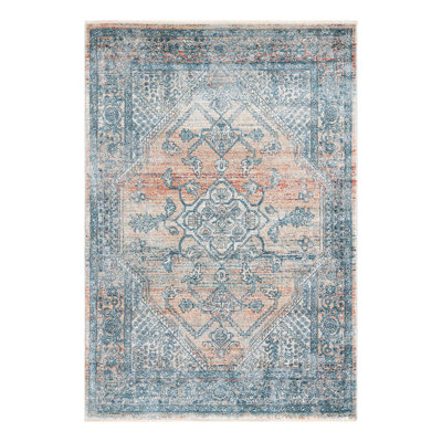 Tapis oriental rouge / bleu Alabama