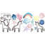 Rainbow Unicorn Peel and Stick Wall Decal