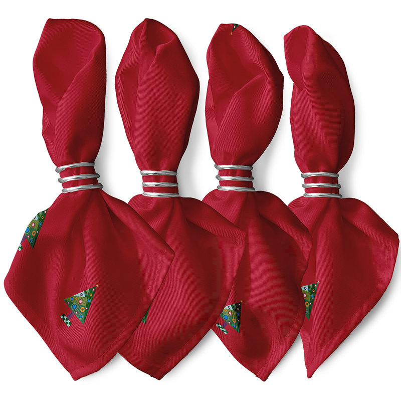 Moorebank Crazy Christmas   Napkins, Red
