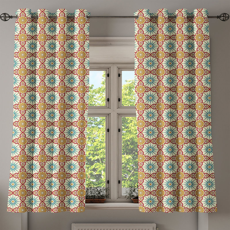 Sateen Blackout Curtains / Drapes Pair, 50" W x 54" L