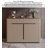 Vintage-Style Premium Gray Leather Shoe Cabinet-2100469902