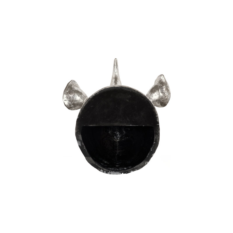 Animals Rhino Wall Décor, Silver