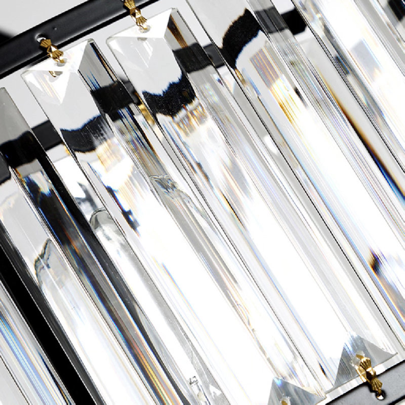 Lustre européen en cristal clair