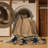 Washable Country Star Border Farm Area Rug-1650057079