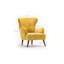 Fauteuil à oreilles rembourré Plattville-1942793179