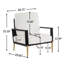 Chaise d'appoint rembourrée