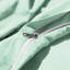 Ensemble de housse de couette Southshore Fine Linens Southshore Basics dans un soupçon de vert, literie en microfibre à double brossage avec fermeture à glissière cachée et attaches de coin, 2 très grandes taies décoratives, très grand / très grand californien-336246584-336246577