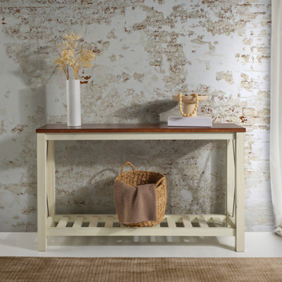 132cm Solid Wood Console Table