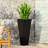 13" X 32.5" Outdoor Modern Mgo Cast Stone Planter-229607655