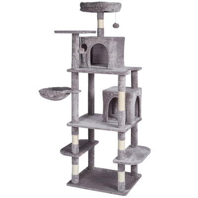 Arbre à chat avec tour à chat en sisal 68,5 po