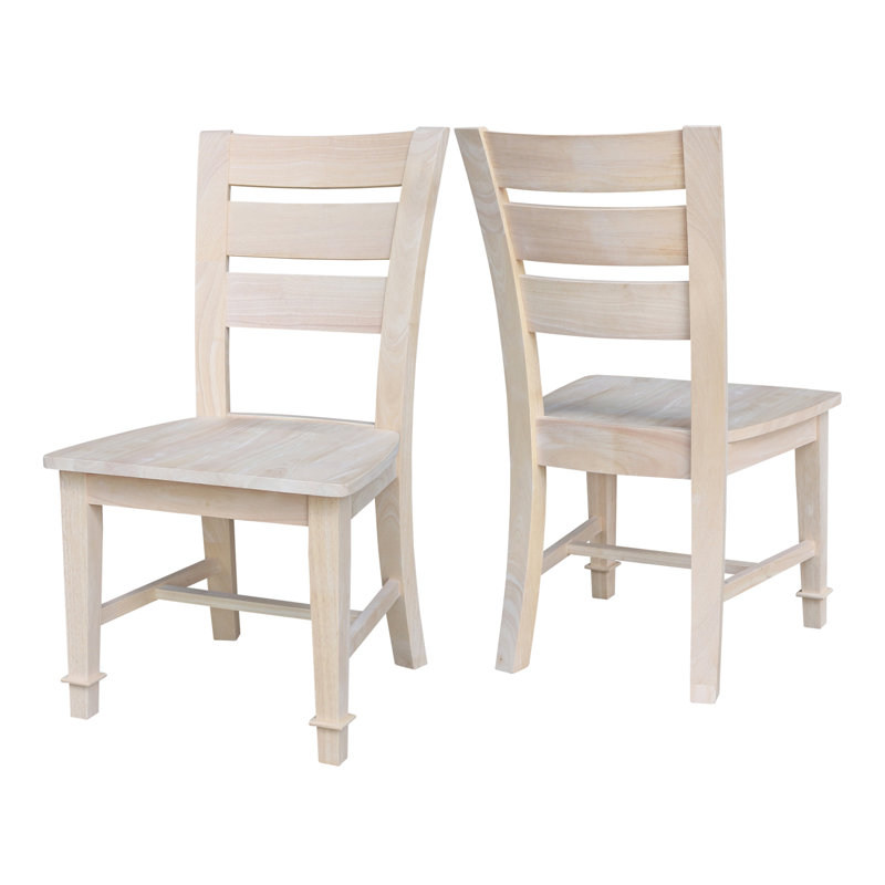 Decosmo 18'' H Solid Wood Side Chair