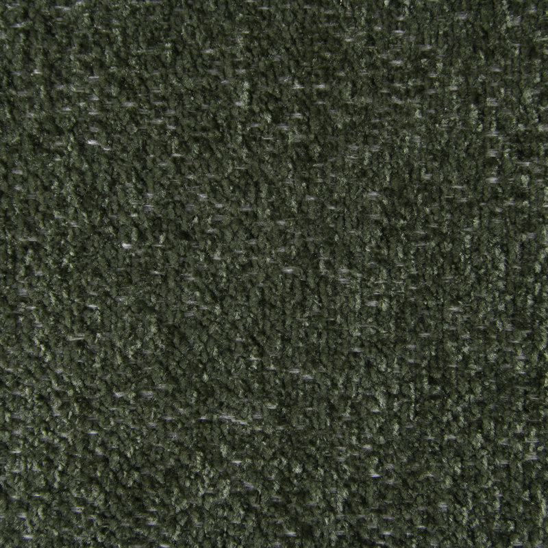 Lit en tissu Carille Chenille, Grand, Tissu de chenille olive