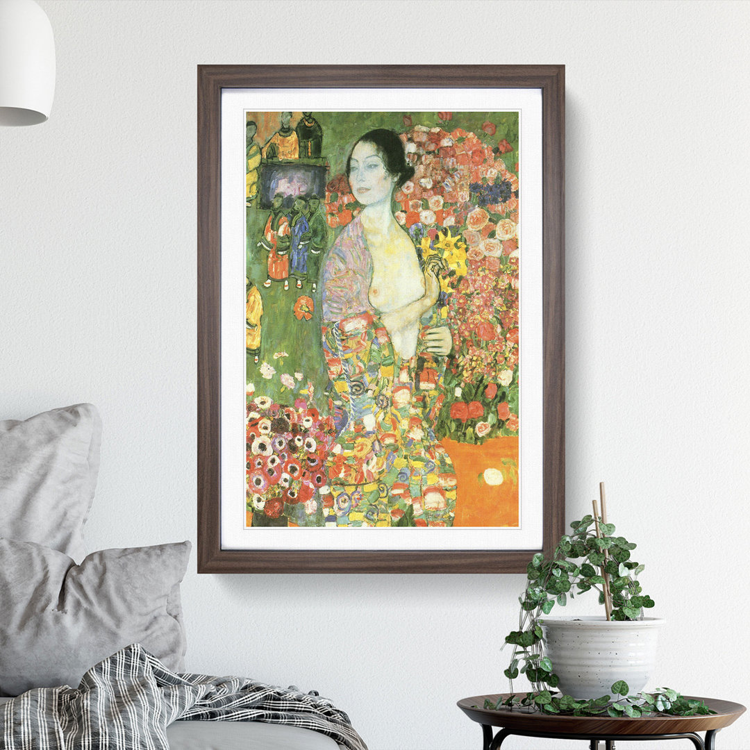 The Dancer by Gustav Klimt - Framed Print