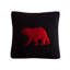 Édredon To King - rouge + noir, rembourré, édredon l 102 po x L 86 po, taie décorative à chevauchement de 3 po rouge + taies décoratives l 20 po x L 36 po-129125063-129125064