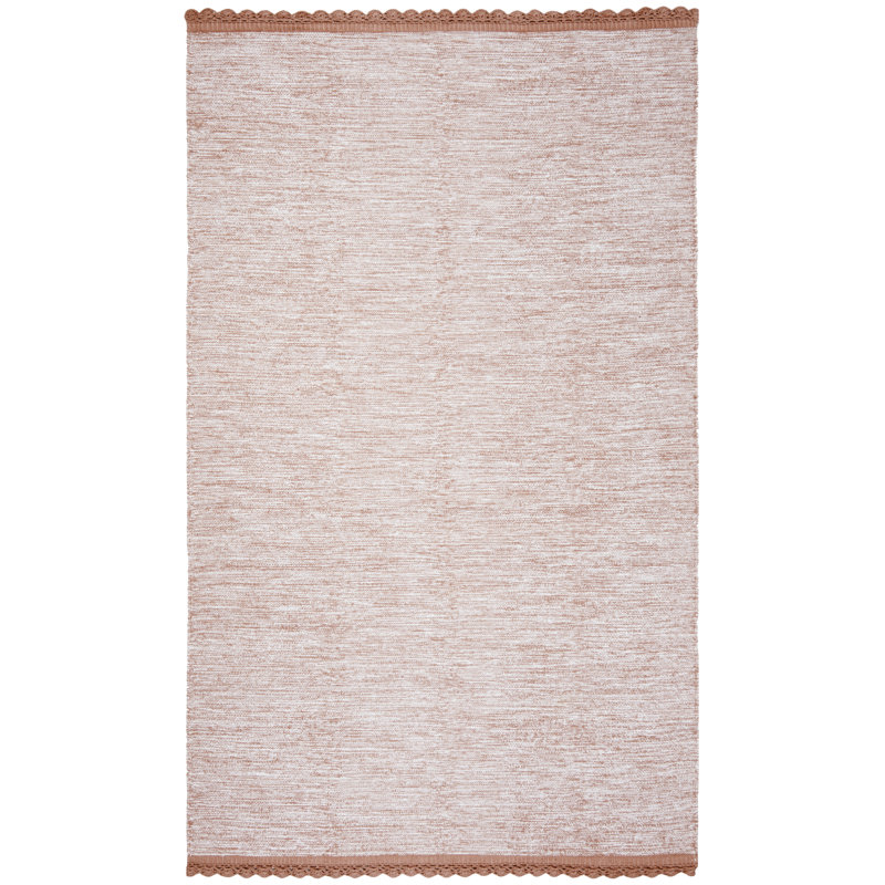 Mohnton Hand Woven Cotton Solid Color Rug, Rectangle 3' x 5'