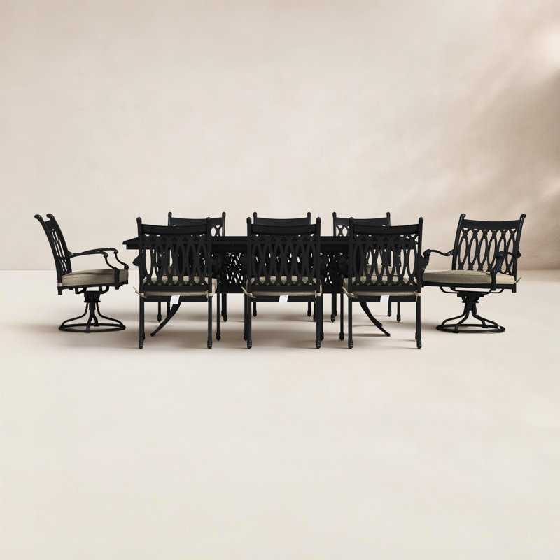 Brockport Dining Set with Cushions