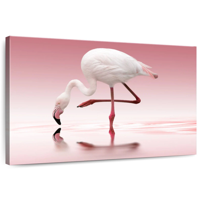 Brampt Bent Flamingo, 30" H x 45" W