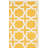 Igna Wool Yellow Area Rug-434331957