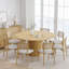 Table de salle à manger en bois massif-395567401-395567402