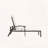Cast Aluminum Chaise Lounge with 5-Position Reclining and Wheels-1772557876