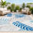 Mandalay Tropics Palm Leaves Indoor/Outdoor Rug-1916823871