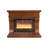 Brown Solid Wood Electric Fireplace-789643908