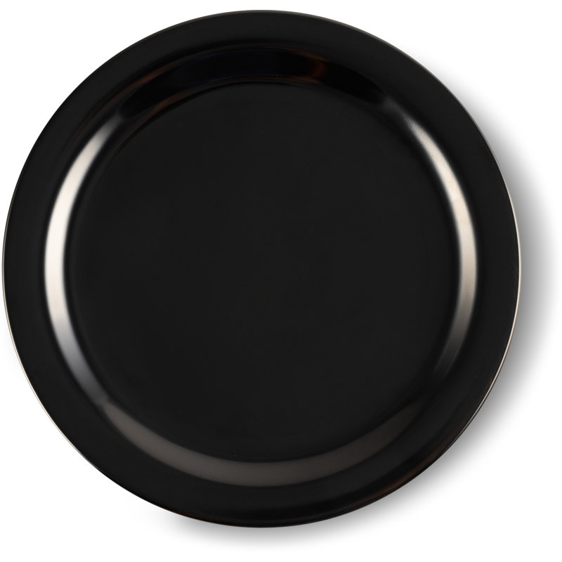 Assiette plate en mélamine 9 po Dallas Ware®, Noir