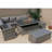 Werchter 9 Seater Corner Sofa Set with Fire-Pit Dining Table with Storage Box-1723237369