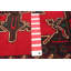 Tapis rouge foncé Lynnisha 3 pi 11 po x 6 pi 6 po