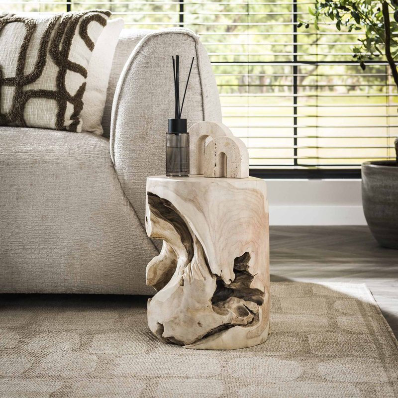Delmoe Solid Wood End Table