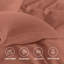 300TC Microfiber Duvet Cover Set – Reversible Luxury 3-Piece-118106149-118106143